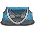 Deryan lit d'enfant voyage escamotable peuter luxe  moustiquaire bleu