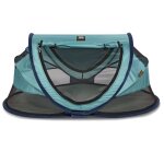 Deryan lit d'enfant de voyage avec moustiquaire luxe bleu marine