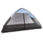 Deryan tente - lit escamotable avec moustiquaire 200x90x110 cm bleu ciel
