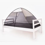 Deryan tente - lit avec moustiquaire 200x90x110 cm crme