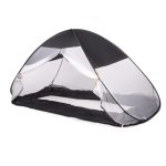Deryan tente - lit avec moustiquaire 200x90x110 cm gris
