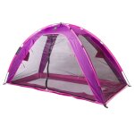 Deryan tente lit moustiquaire 200x90x110 cm violet