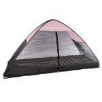 Deryan tente - lit avec moustiquaire escamotable 200x90x110 cm rose