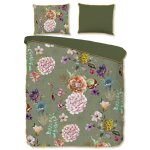 Descanso housse de couette parma 135x200 cm vert olive