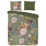 Descanso housse de couette parma 240x200 / 220 cm vert olive Descanso housse de couette parma 240x200 / 220 cm vert olive
