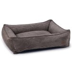 Designed by lotte lit nervur pour chien marron 80x70x22 cm