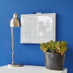 Desq calendrier mensuel magntique sans cadre 40x50 cm blanc