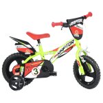 Dino bikes vlo pour enfants raptor jaune fluorescent 12