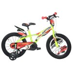 Dino bikes vlo pour enfants raptor jaune fluorescent 14