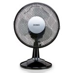 Domo ventilateur de bureau 23 cm 30 w noir