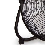 Domo ventilateur de plancher 35 cm 65 w noir do8134