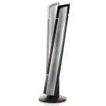 Domo ventilateur tour 107 cm 45 w noir et argent