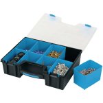 Draper tools bote  8 compartiments 41, 5x33x11 cm noir