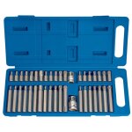 Draper tools jeu d'embout hexagonal, torx et cannel 40 pices tx - star 33323