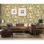 Dutch wallcoverings papier peint bird - of - paradise vert