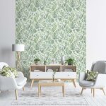 Dutch wallcoverings papier peint feuilles et toucan vert Dutch wallcoverings papier peint feuilles et toucan vert