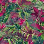Dutch wallcoverings papier peint paradise flower rose Dutch wallcoverings papier peint paradise flower rose