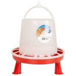 Duvo + mangeoire  volaille avec pieds 8 kg / 10 l