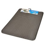 Duvo + tapis de litire pour chat swift 45x65 cm noir