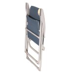 Easy camp chaise de camping pliable swell bleu ocan