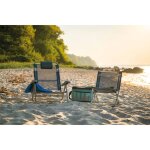 Easy camp chaise de plage pliable breaker bleu ocan