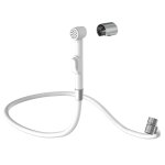 Eisl douchette aux mains de lavabo avec support mural et tuyau blanc