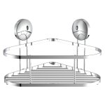 Eisl panier de douche chrome 22x18x13 cm