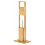 Eisl porte - rouleau de papier de toilette et brosse bambou 30x21x82 cm Eisl porte - rouleau de papier de toilette et brosse bambou 30x21x82 cm