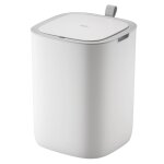Eko poubelle  capteur morandi smart 12 l blanc