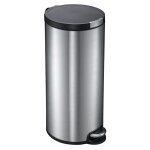 Eko poubelle  pdale artistic 30 l argent mat