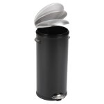 Eko poubelle à pédale belledeluxe 30 l noir mat Eko poubelle à pédale belledeluxe 30 l noir mat