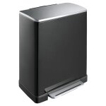 Eko poubelle à pédale e - cube 28 l + 18 l noir mat Eko poubelle à pédale e - cube 28 l + 18 l noir mat