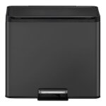 Eko poubelle à pédale essential 20 l + 9 l noir Eko poubelle à pédale essential 20 l + 9 l noir