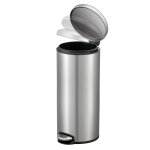Eko poubelle  pdale maggey 30 l argent mat