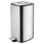 Eko poubelle  pdale regent 20 l argent mat