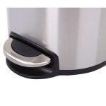 Eko poubelle  pdale serene 30 l argent mat