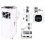 Excellent electrics climatiseur 1500 w avec tlcommande blanc