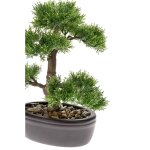Emerald bonsa de cdre artificiel vert 32 cm 420001
