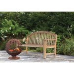 Esschert design foyer � coupe laser 57, 5 x 57, 5 x 66 cm rouille ff261