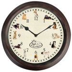 Esschert design horloge avec sons de chien