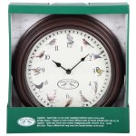 Esschert design horloge avec sons d'oiseaux