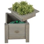 Esschert design jardinire avec rangement de tuyau 2 - en - 1 ng47