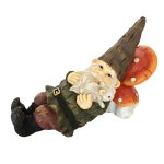 Esschert design nain de jardin faisant la sieste 14x29, 4x19, 8 cm