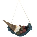 Esschert design nain de jardin dans un hamac