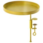 Esschert design plateau pour plantes avec pince rond dor l
