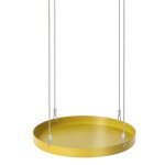 Esschert design plateau suspendu pour plantes rond doré l Esschert design plateau suspendu pour plantes rond doré l