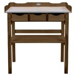 Esschert design table de rempotage avec tiroirs marron Esschert design table de rempotage avec tiroirs marron