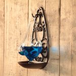 Esschert design verre mtorologique avec support en fonte 0, 5 l th31