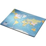 Esselte sous - main europost carte du monde 40x53 cm Esselte sous - main europost carte du monde 40x53 cm