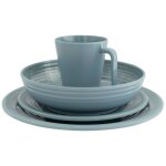 Eurotrail ensemble de vaisselle denia 16 pcs mélamine bleu ciel Eurotrail ensemble de vaisselle denia 16 pcs mélamine bleu ciel